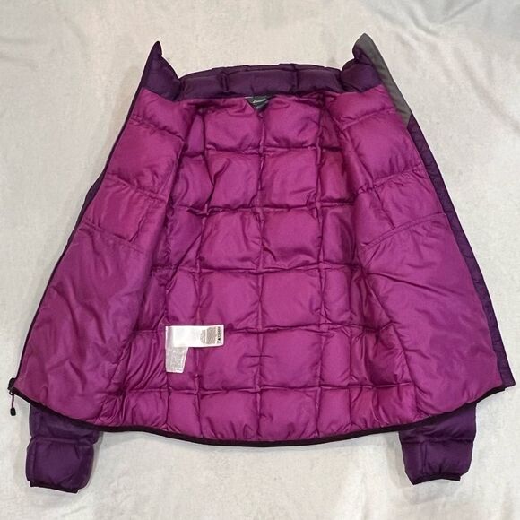 Eddie Bauer Purple Goose Down Puffer Jacket Size Small - Picture 4 of 7